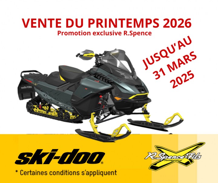 Promotion précommande 2026 SKI-DOO